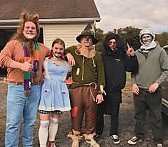 Lehighton Halloween parade crew