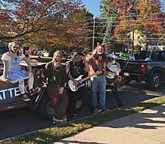 Halloween parade float
